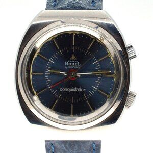 Vintage Ernest Borel by Synchron Conquistador Alarm 17J Cal 48 Ref. 34 270 Watch
